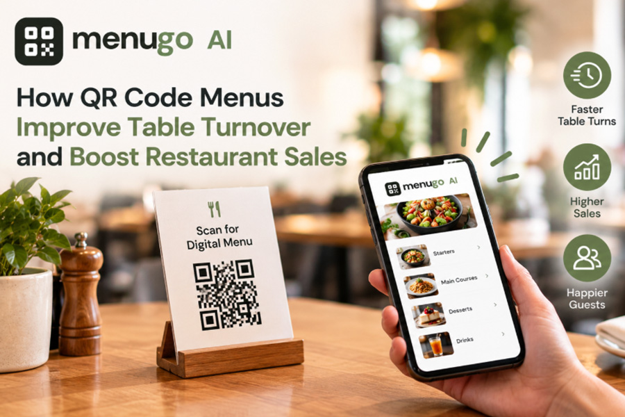 How QR Code Menus Improve Table Turnover and Boost Restaurant Sales